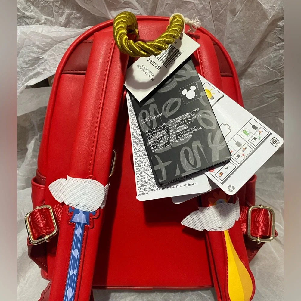 LOUNGEFLY DISNEY THE MUPPETS GROUP MINI BACKPACK LIGHT UP